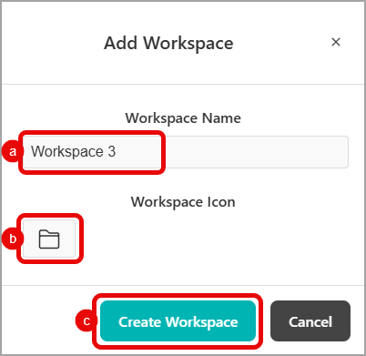 Add Workspace Options